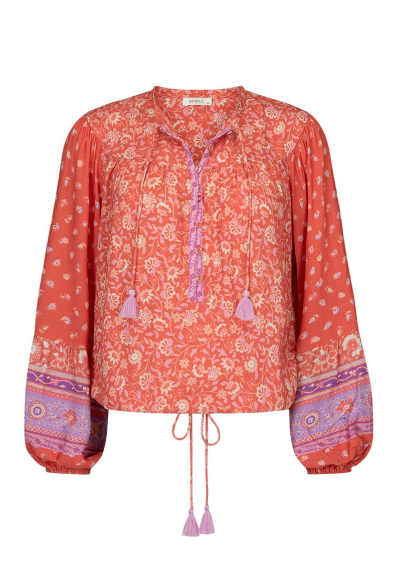 Sunshine Bandit Blouse Cayenne