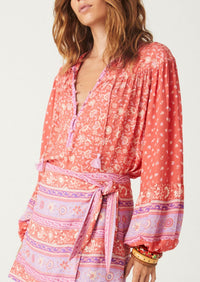 Sunshine Bandit Blouse Cayenne