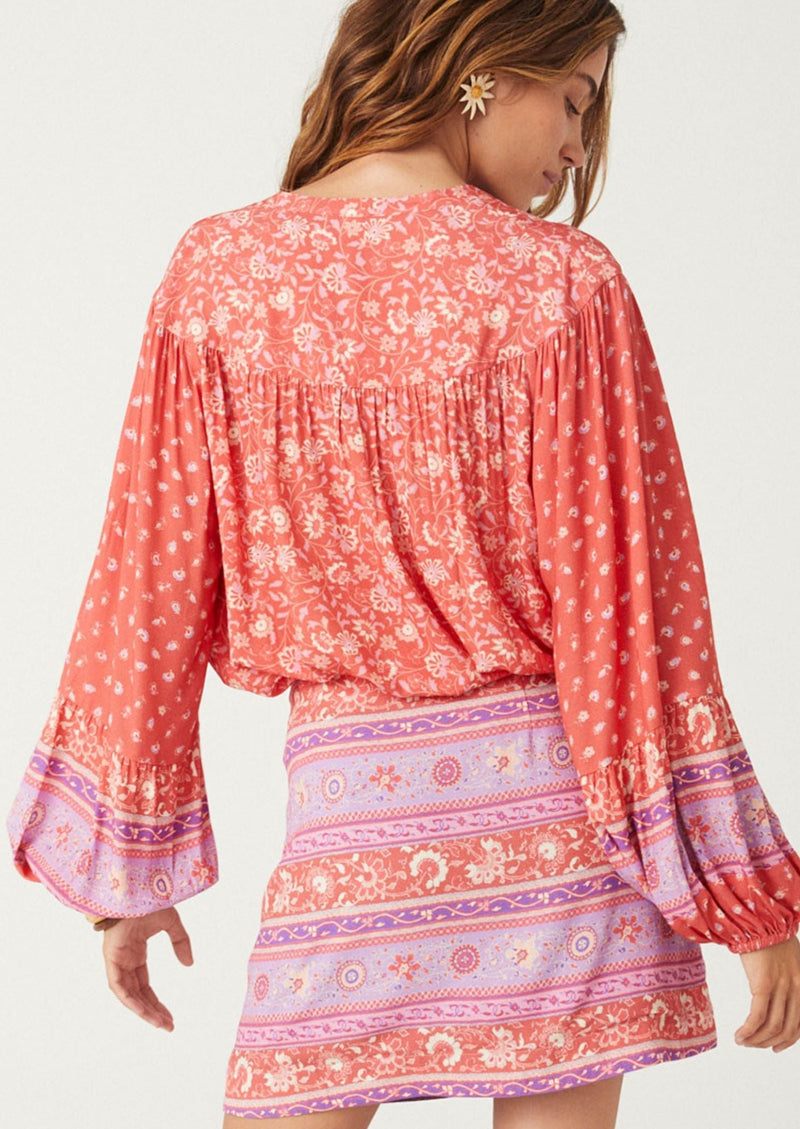 Sunshine Bandit Blouse Cayenne