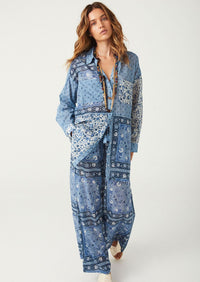 Sunshine Bandit Shirt Dress Chambray