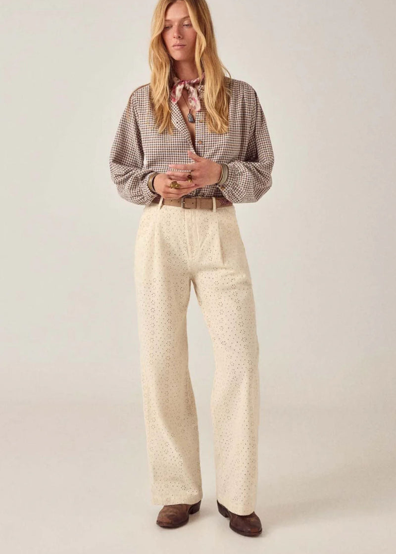 Embroidered Ciel Theodore Pant-Maison Hotel-OutDazl