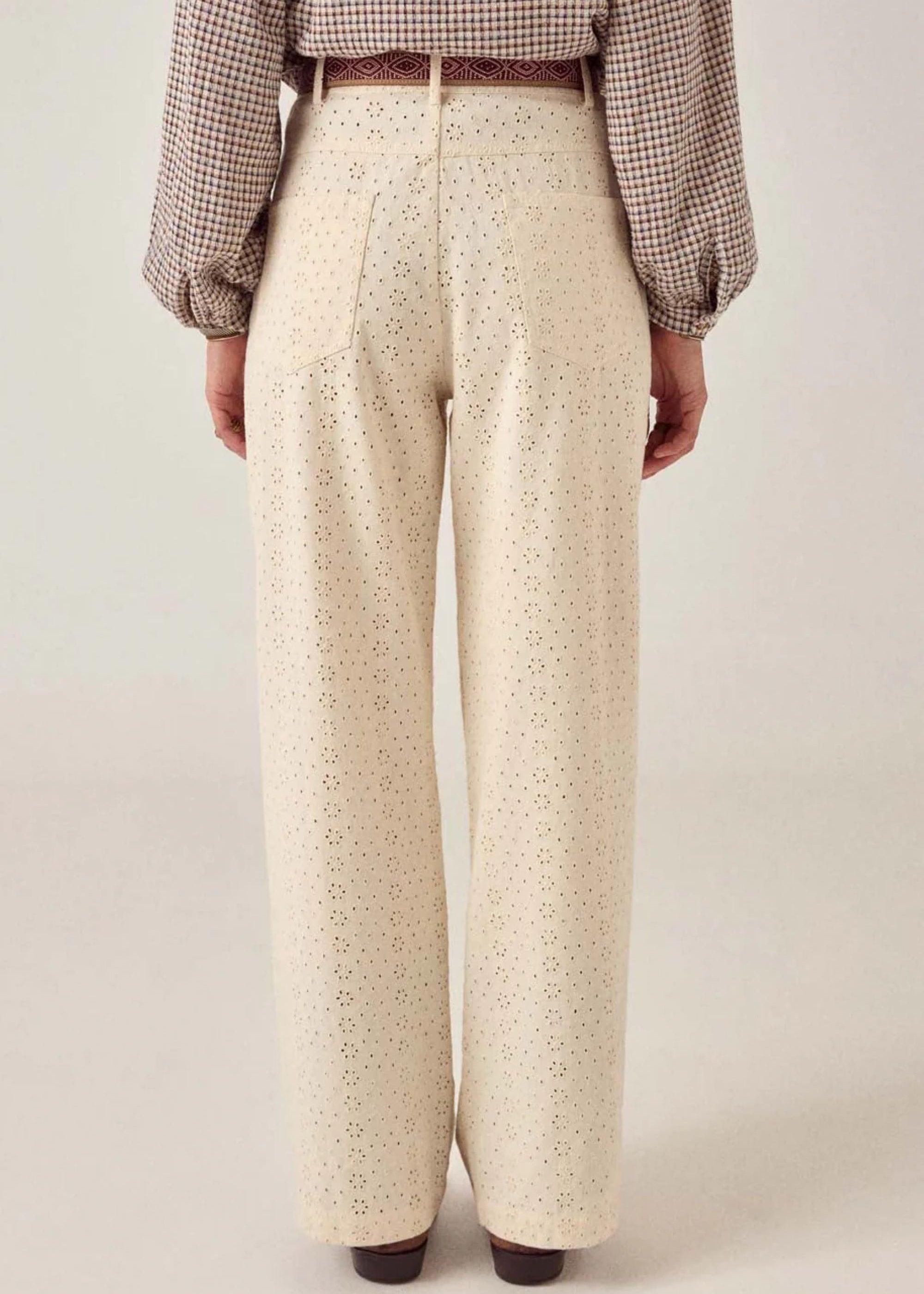 Embroidered Ciel Theodore Pant-Maison Hotel-OutDazl