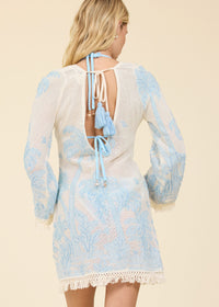 Tropical O-ring Mini Dress-Surf Gypsy-OutDazl