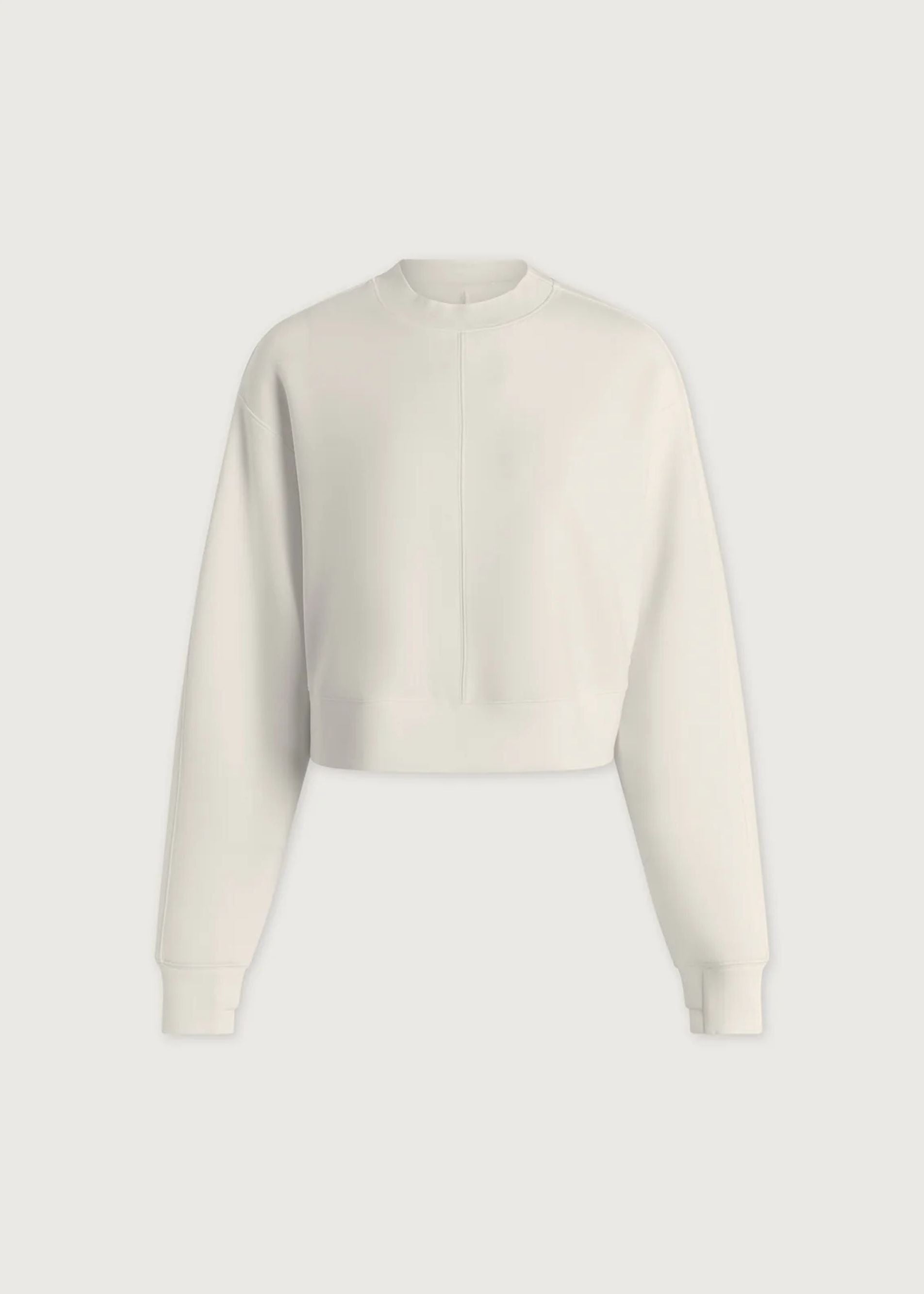 Tasmin Cropped Sweatshirt in Snow White