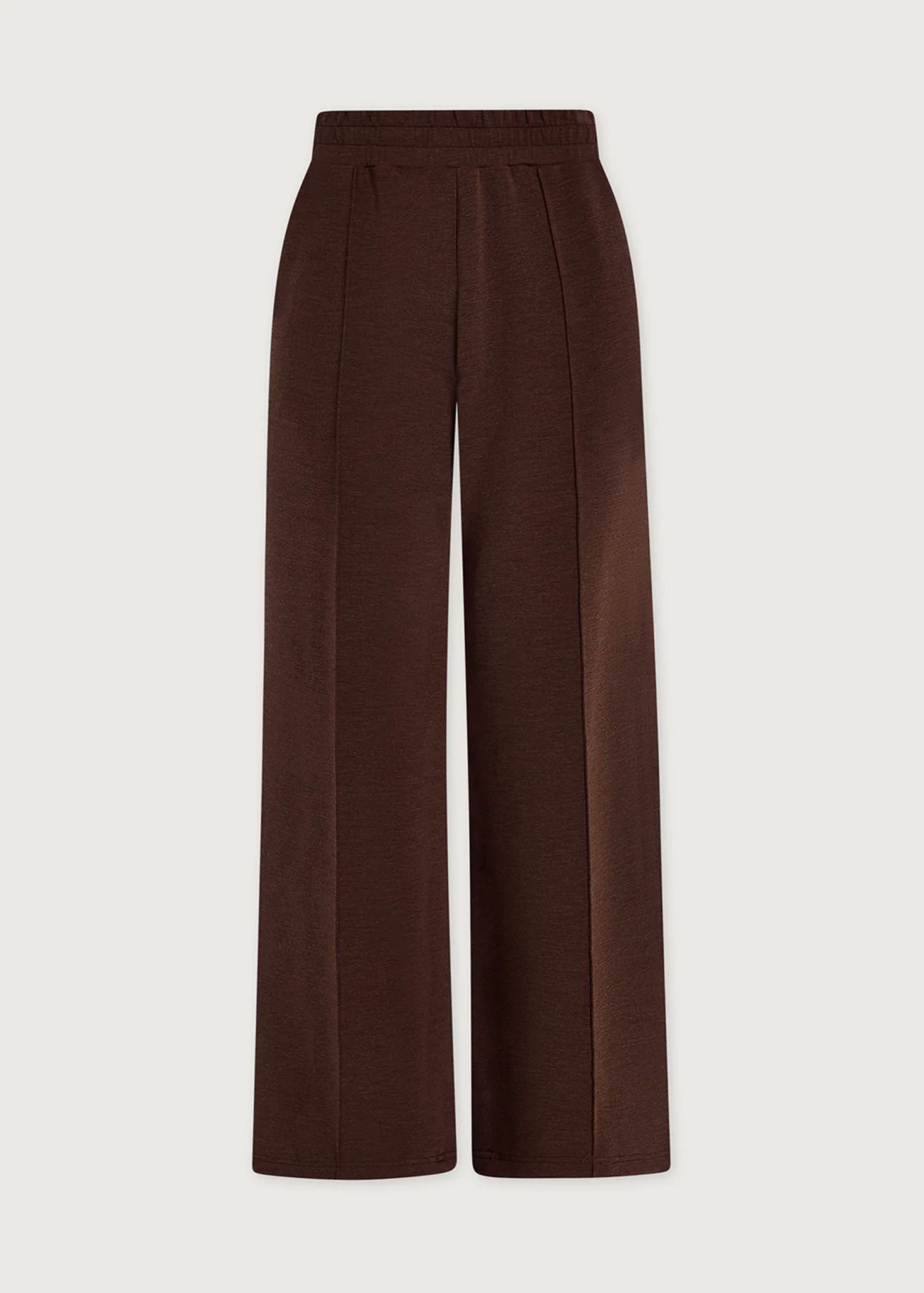 The Wide Leg Pant 28" in Coffee Bean Marl