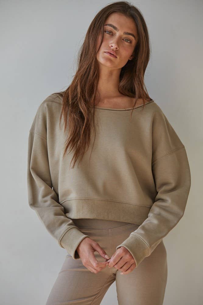 Knit Washed Pullover