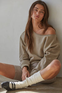 Knit Washed Pullover