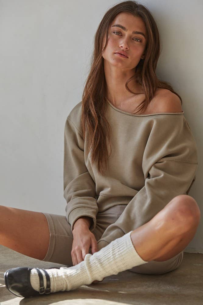 Knit Washed Pullover
