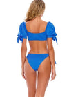 Agua Bendita - Eileen Bikini Top in Blue - OutDazl