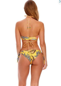 Agua Bendita - Haim Reversable Bikini Bottom in Lula Print - OutDazl