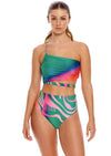 Agua Bendita - Ventura Bikini Top in Vini - OutDazl