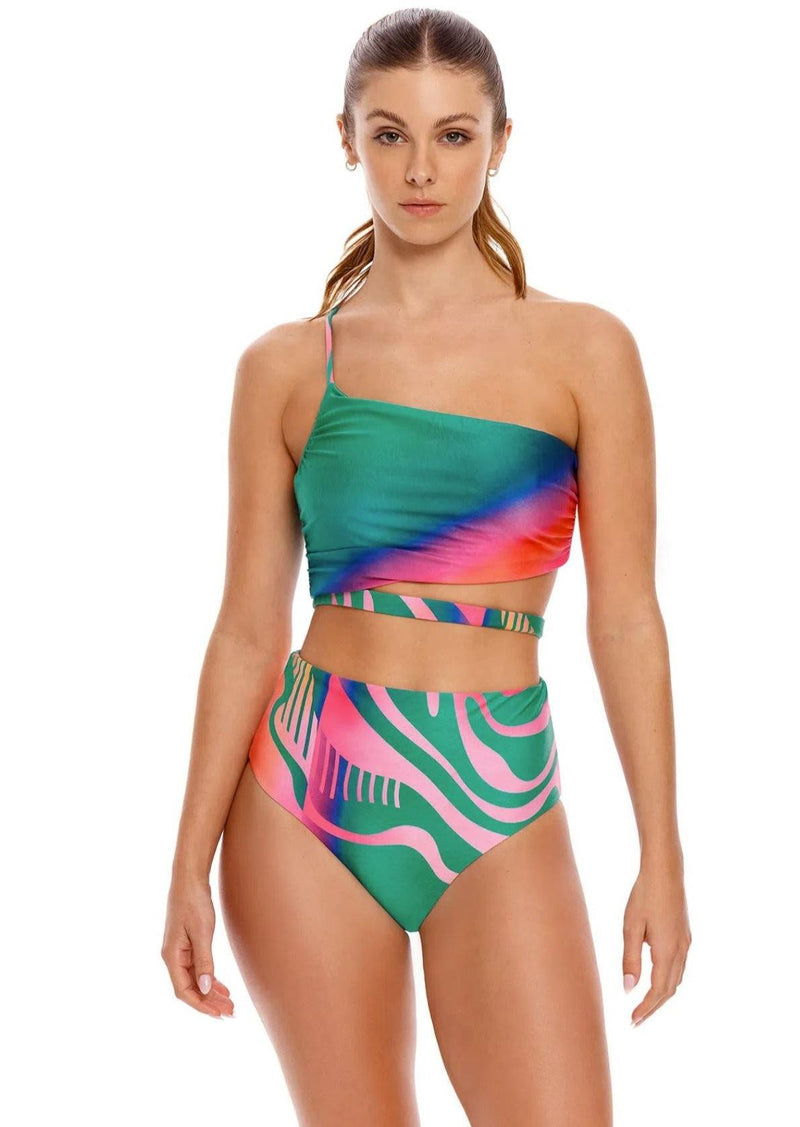 Agua Bendita - Ventura Bikini Top in Vini - OutDazl