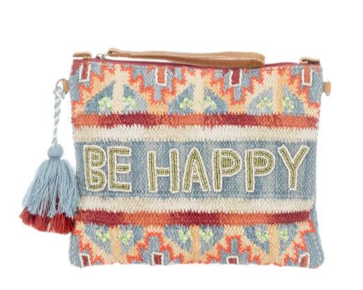 ALEX MAX - Aztec Embroidered Clutch crossbody Bag - OutDazl
