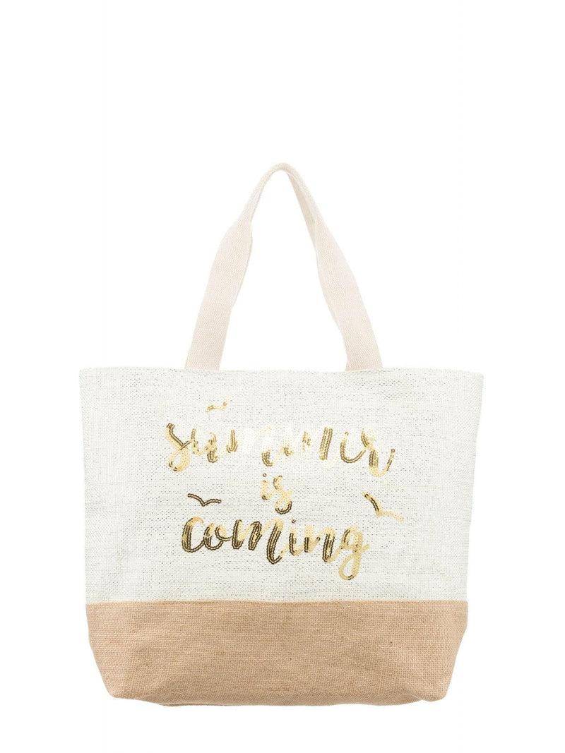 ALEX MAX - Summer is Coming Canvas /Jute Bag - OutDazl
