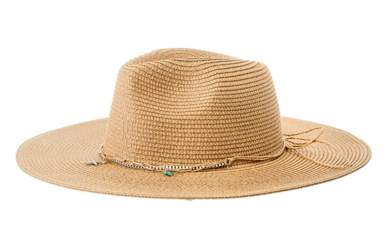 ALEX MAX - Sun Hat with Embellished Trim Stella - OutDazl