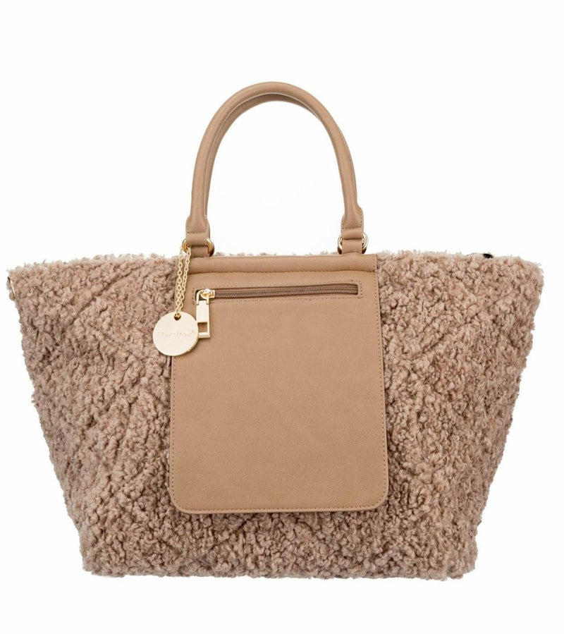 ALEX MAX - Teddy Tote in Taupe - OutDazl