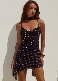 Alora Scoop Neck Mini Dress