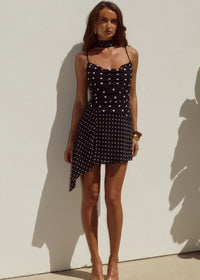 Alora Scoop Neck Mini Dress