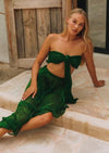 Ambi - Mermaid Top and Skirt Set in Green - OutDazl