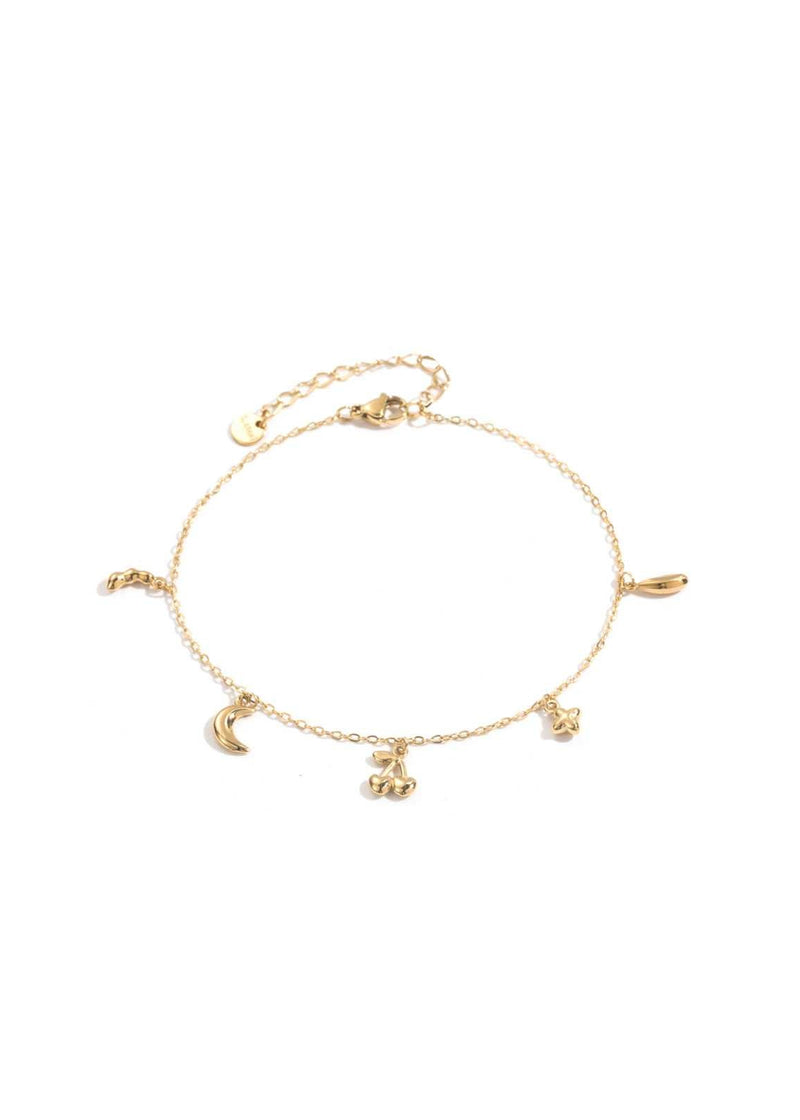 Fruit Charm Ankle Bracelet-OutDazl-OutDazl