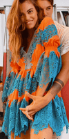 Antica Sartoria - Antica Sartoria Positano Tunic Dress in Arancio - OutDazl