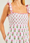 Athens Dress in Hollyhock Mix