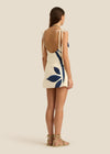 Ava Mini Dress in Reed Print