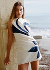Ava Mini Dress in Reed Print
