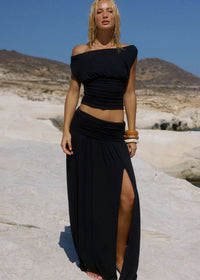 Avanni Off Shoulder Ruched Top