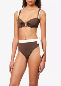 High Waist Tahiti Bikini Bottom Espresso