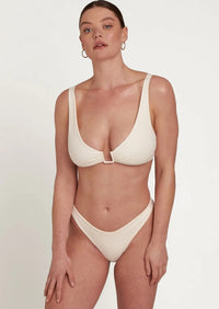 Ivory Palma Bikini Top