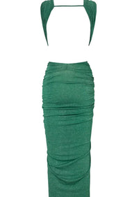 Baobab - Mia Dress in Emerald - OutDazl
