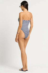 Blake Bandeau One Piece Swimsuit in Stripe