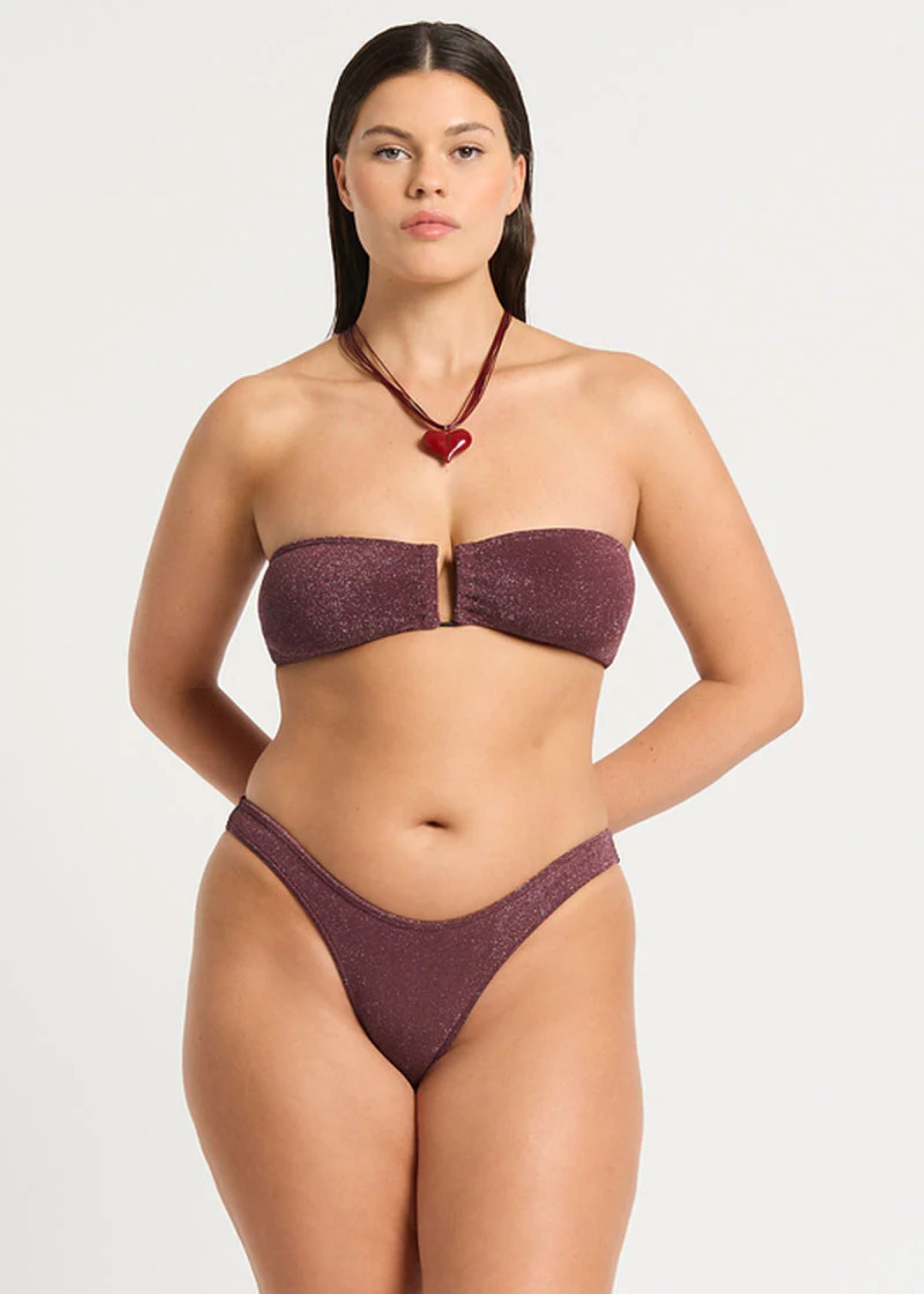 Blake Bandeau in Amarena Lurex