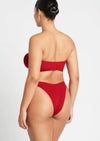 Bond Eye - Blake Bandeau Bikini Top in Baywatch Red - OutDazl