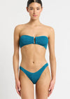 Bond Eye - Blake Bandeau Bikini Top in Ocean Shimmer - OutDazl