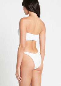 Bond Eye - Blake Bandeau Bikini Top in Optic White - OutDazl