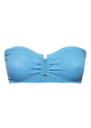 Bond Eye - Blake Bandeau Bikini Top in Tranquil Blue - OutDazl