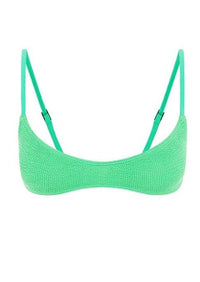 Bond Eye - Lissio Crop Bikini Top in Apple Eco - OutDazl