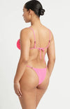 Bond Eye - Luana Triangle Bikini Top in Pink Tiger - OutDazl