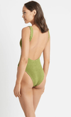 Bond Eye - Mara One Piece Swimsuit in Citron Shimmer - OutDazl