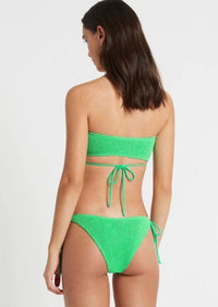 Bond Eye - Margarita Bandeau Bikini Top in Apple Eco - OutDazl