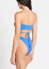 Bond Eye - Margarita Bandeau Bikini Top in Tranquil Blue - OutDazl