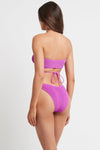 Bond Eye - Margarita Bandeau Bikini Top in Ultraviolet - OutDazl