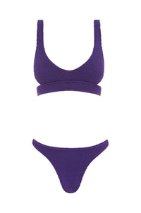 Bond Eye - Nino bikini Top in Dahlia Shimmer - OutDazl