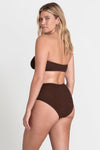 Bond Eye - Sahara Bandeau Bikini Top in Chocolate - OutDazl