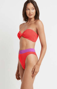 Bond Eye - Sahara Bandeau Bikini Top in Granita - OutDazl