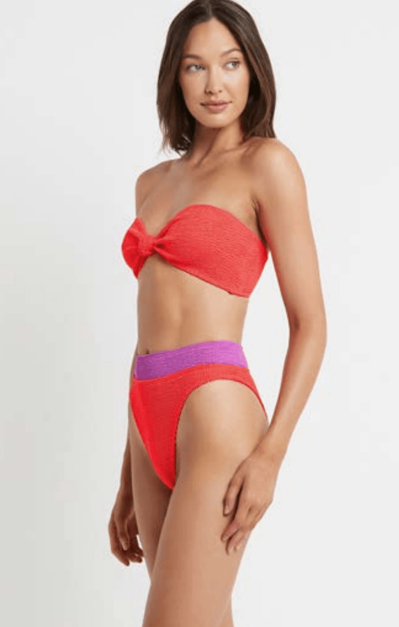 Bond Eye - Sahara Bandeau Bikini Top in Granita - OutDazl