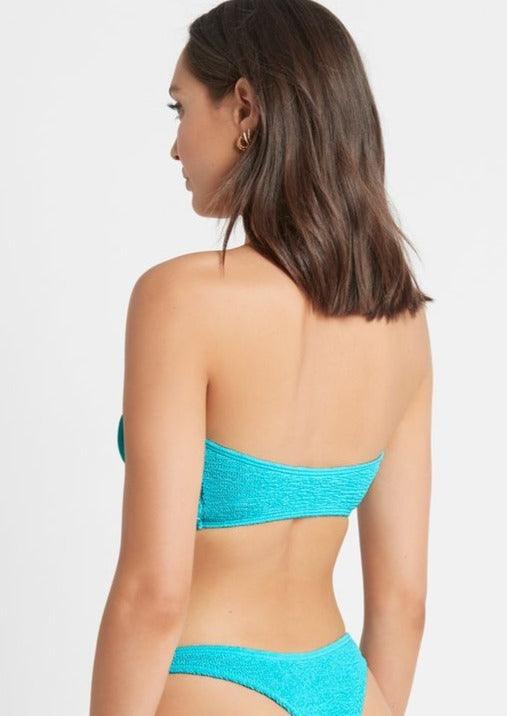 Teal deals bandeau bikini