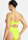 Bond Eye - Strap Saint Bikini Top in Sunny Lime - OutDazl
